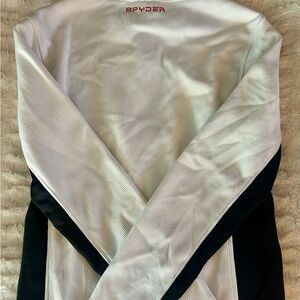 Spyder White and Black Performance Top
